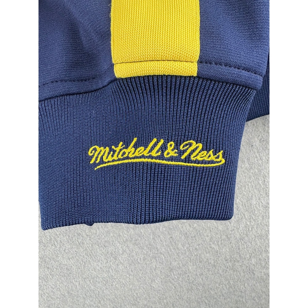 Michigan Wolverines Track Jacket Mens XL‎ Mitchell & Ness College Vault Full Zip - Picture 8 of 15